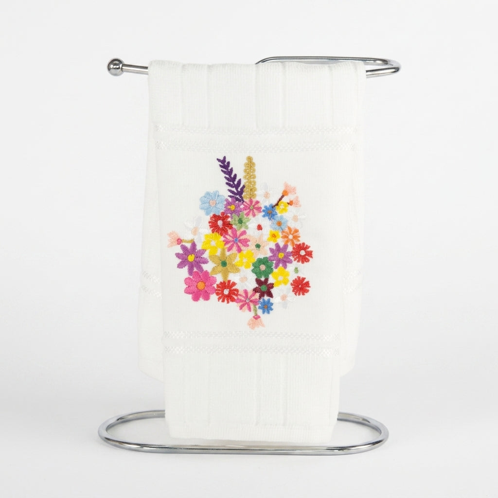 Toalha Lavabo Figo Flowers