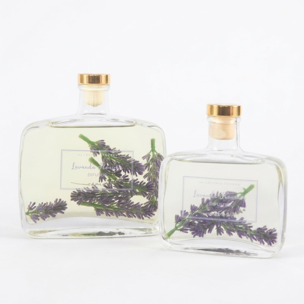 Difusor de Varetas Lavanda Francesa - Vidro Luxo