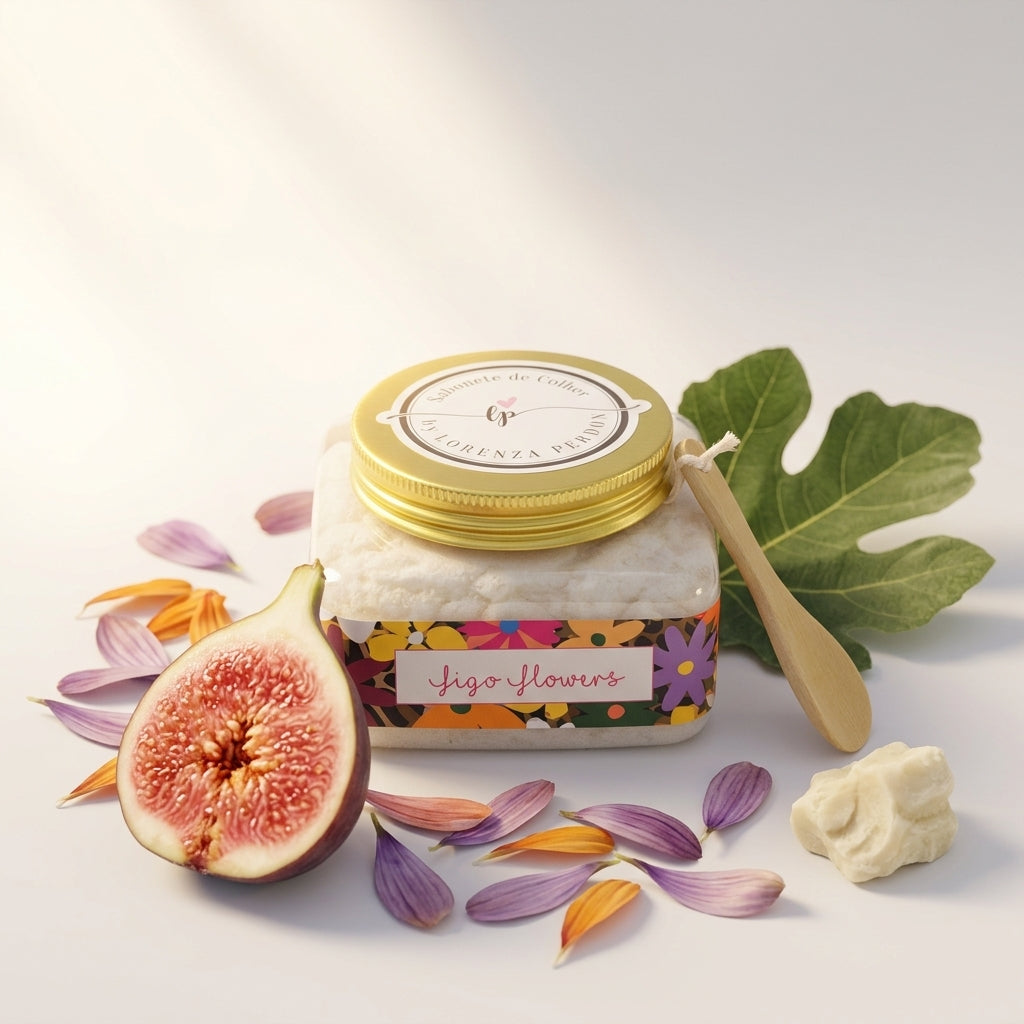 Sabonete de Colher Figo Flowers 250g